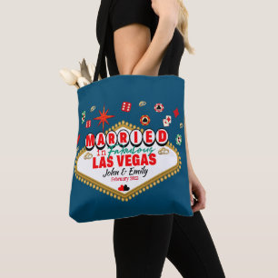 Las Vegas Verheiratetes Paar Matching Urlaub Nevad Tasche