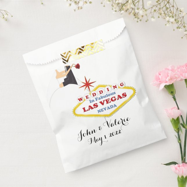 Las Vegas Vielen Dank Gastgeschenk Hochzeit Gift B Geschenktütchen (Versiegelt)