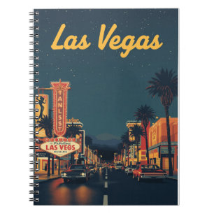 Las Vegas Vintag Notizblock