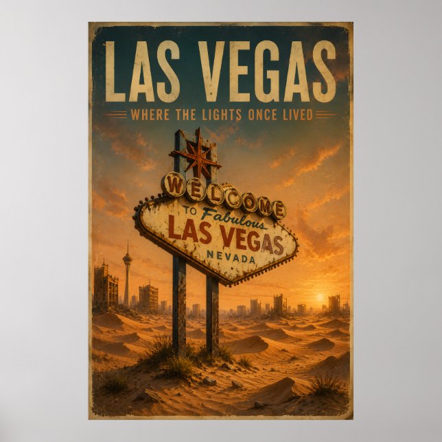 Las Vegas Vintage Poster (Vorne)
