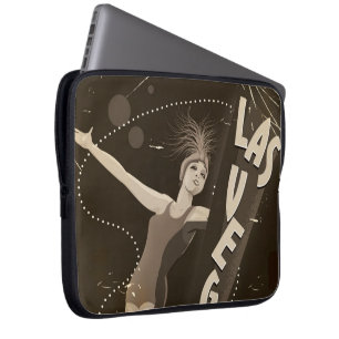 Las Vegas Vintage-Reiseposter Laptopschutzhülle