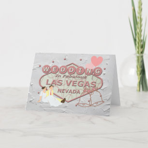 Las Vegas Wedding Card Dankeskarte