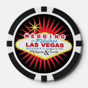 Las Vegas Wedding Casino Pokerchips