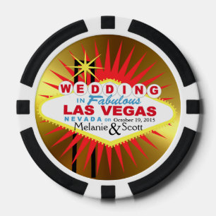 Las Vegas Wedding Casino Pokerchips