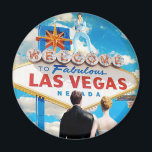 Las Vegas Wedding Einladung Magnet<br><div class="desc">Heiraten in Vegas? Wird Elvis beteiligt sein? Dann ist das die Einladung für Sie!</div>