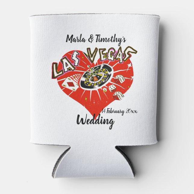 Las Vegas Wedding Foto Can Cooler Dosenkühler (Vorderseite)