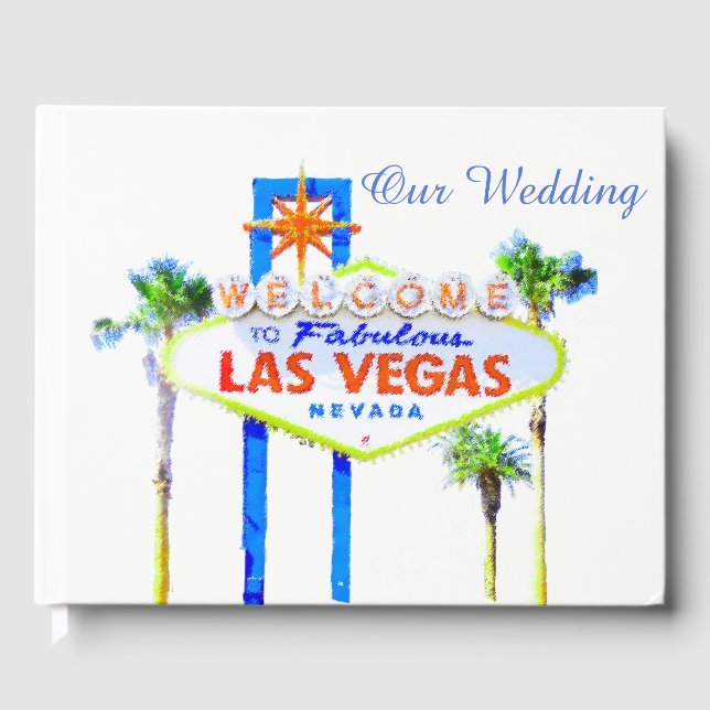 Las Vegas Wedding Gästebuch (Vorderseite)