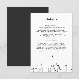 Las Vegas Wedding   Gästedaten Einladung