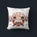 Las Vegas Wedding Gift Kissen<br><div class="desc">Vegas Hochzeit, ob es Ihre oder Ihre Familie und Freunde. Ein großartiges Design aus der Stadt.</div>