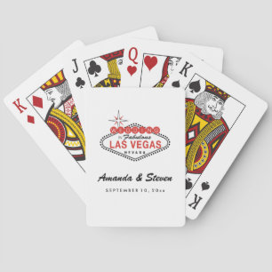 Las Vegas Wedding   Hochzeitskarten Spielkarten
