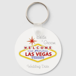 Las Vegas Wedding Keepake Schlüsselanhänger