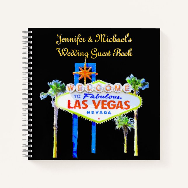 Las Vegas Wedding Notizbuch (Vorderseite)