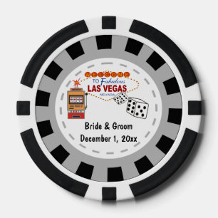 Las Vegas Wedding Pokerchips
