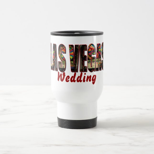 Las Vegas Wedding Reisebecher (Mittel)