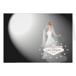 Las Vegas Wedding "Spotlight on Bride" Card