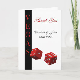Las Vegas Wedding Vielen Dank Ihnen Karten