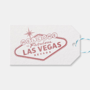 Las Vegas Wedding Vielen Dank Rose Gold Pink Gefal Geschenkanhänger