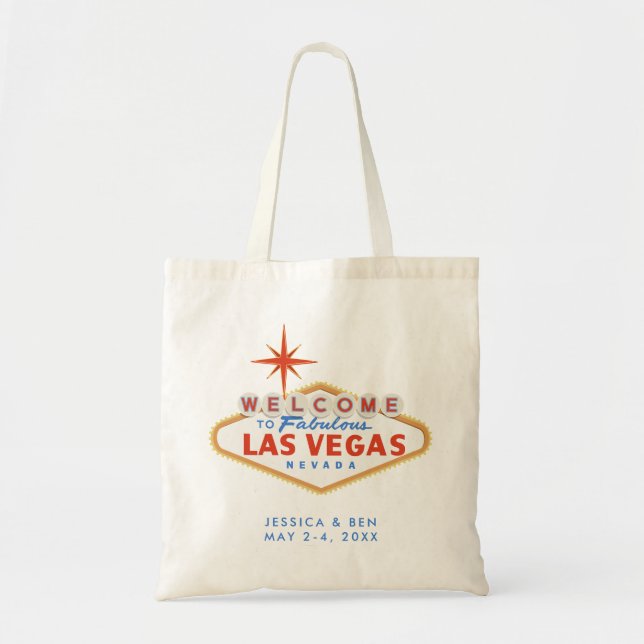 Las Vegas Wedding Welcome Tasche (Vorne)