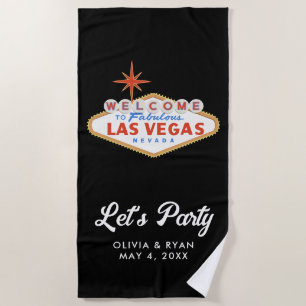 Las Vegas Wedding Willkommensbeutel Geschenkpool Strandtuch