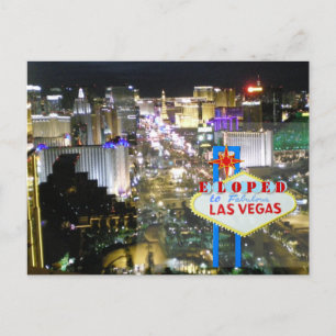 Las Vegas Wedding Wir haben uns Ankündigungspostkarte