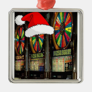 Las Vegas Weihnachtsfeiertage Silbernes Ornament