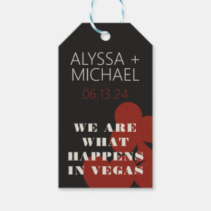 Las Vegas Wir sind das, was die Gastgeschenk Hochz Geschenkanhänger