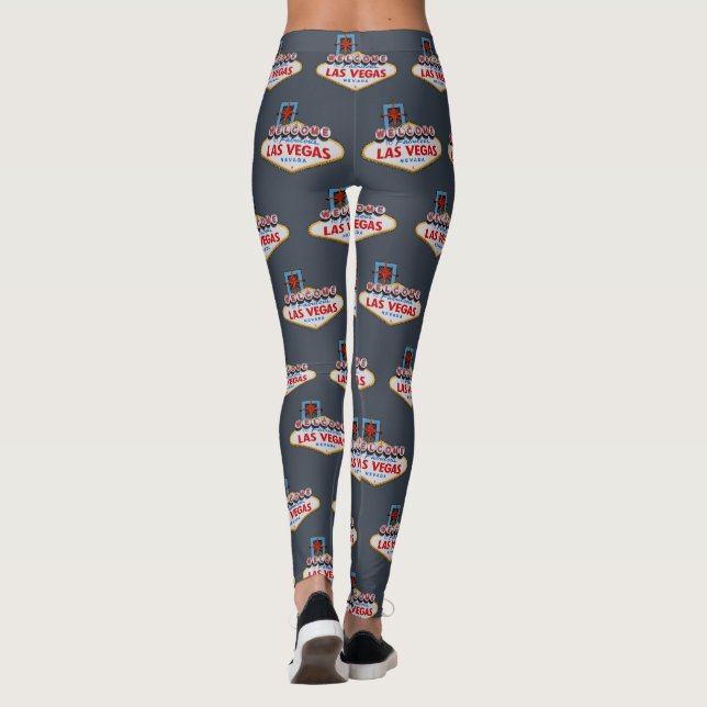 Las Vegas-Zeichen Leggings (Rückseite)
