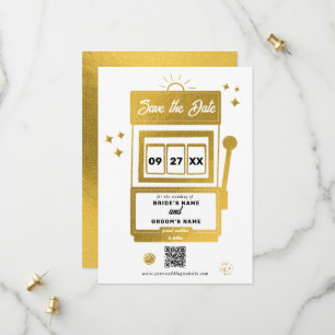 Las Vegas Zielort Casino Spielautomat Hochzeit Save The Date