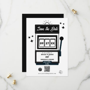 Las Vegas Zielort Casino Spielautomat Hochzeit Save The Date