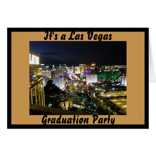 Las- VegasAbschluss-Party Karte