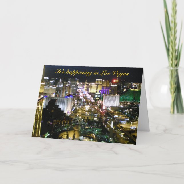 Las- VegasFoto-Hochzeits-Einladung Einladung (Vorderseite)