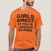 Las- Vegasmädchen verweisen auf Sie Shirt