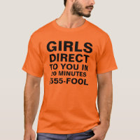 Las- Vegasmädchen verweisen auf Sie Shirt