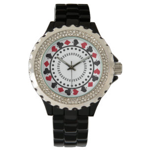Las- VegasPoker-Art-Entwurf Armbanduhr