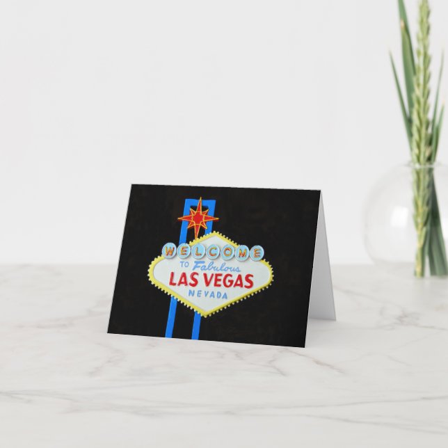 Las Vegasvielzweckkarte Einladung (Vorderseite)