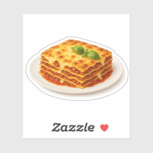 Lasagna Aufkleber