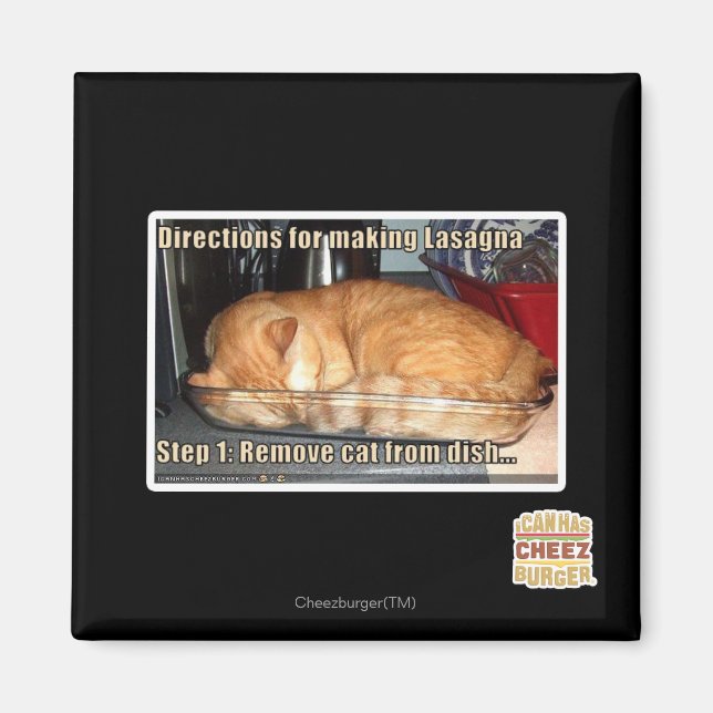 Lasagne Magnet (Vorne)