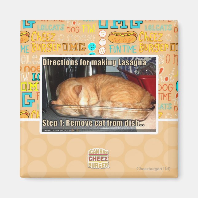 Lasagne Magnet (Vorne)
