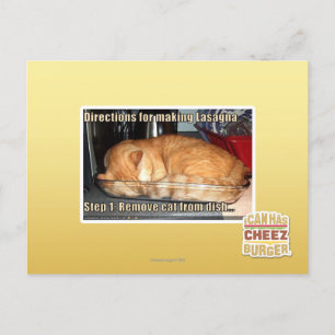 Lasagne Postkarte
