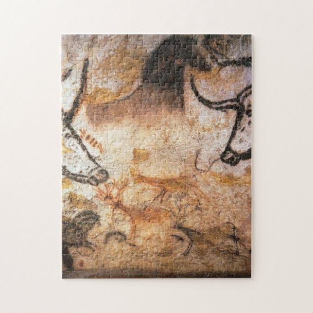 Lascaux Bulls Buffalo Cave Painting (Vertikal)
