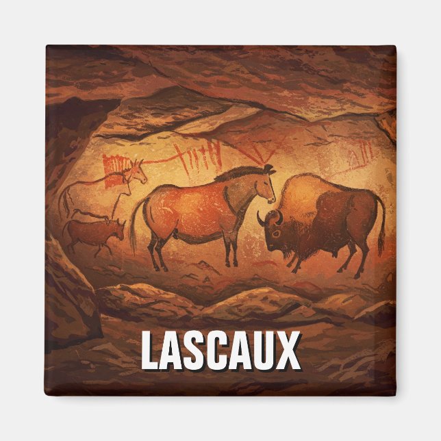 Lascaux Cave Dordogne Frankreich Reisen Magnet (Vorne)