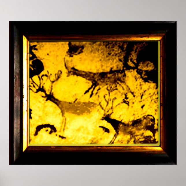 Lascaux Deer Herd Poster (Vorne)