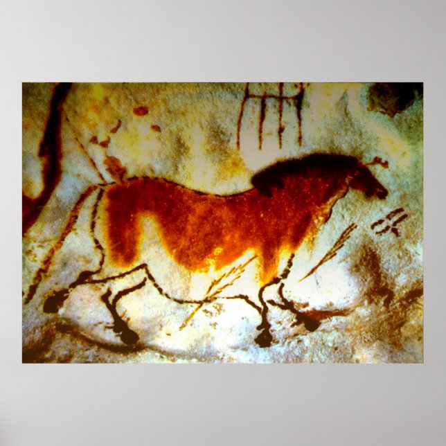 Lascaux Horse (extra groß) Poster (Vorne)