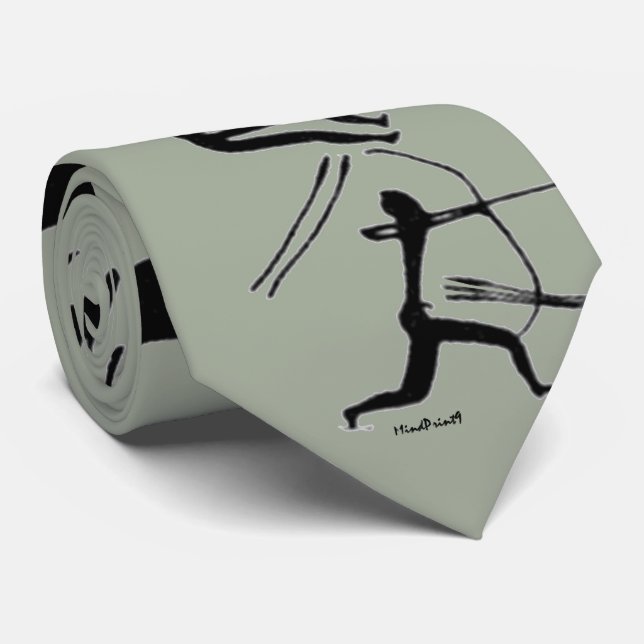 Lascaux Rotwild Krawatte (Gerollt)