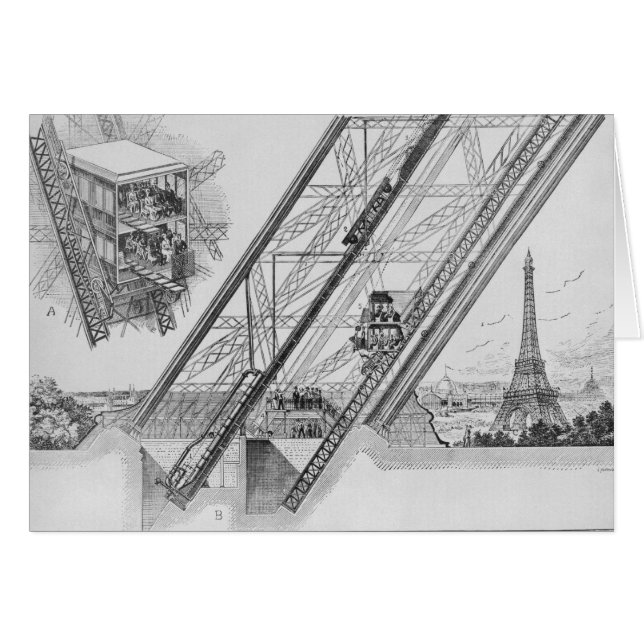 L'ascenseur d'Otis dans Tour Eiffel (Devant horizontal)