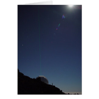 Laser auf die Sterne