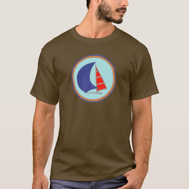 Laser class sailing T-Shirt (Vorderseite)