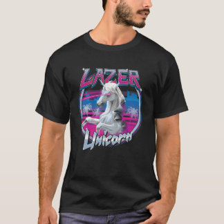 Laser Einhorn Mädchen T-Shirt