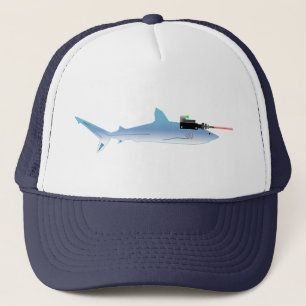 Laser-Gewehr-Fische Truckerkappe
