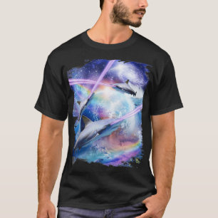 Laser schaukeln im Weltraum, Galay Haie T-Shirt
